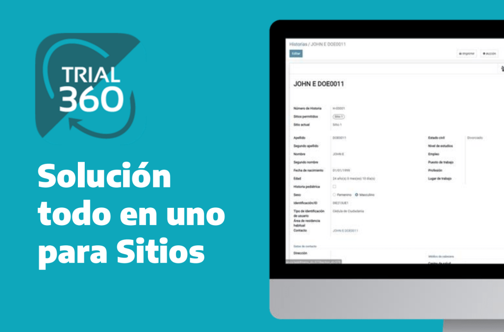 ⁠Implementación de sistema TRIAL360 para investigación&nbsp;Clínica